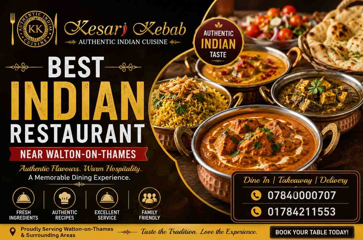 Best Indian Restaurant Near Walton-on-Thames