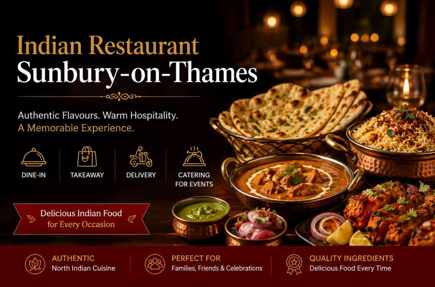 Indian Restaurant Sunbury on Thames